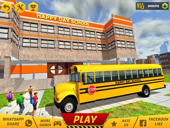 School Bus Coach Driver 2019 game screenshot