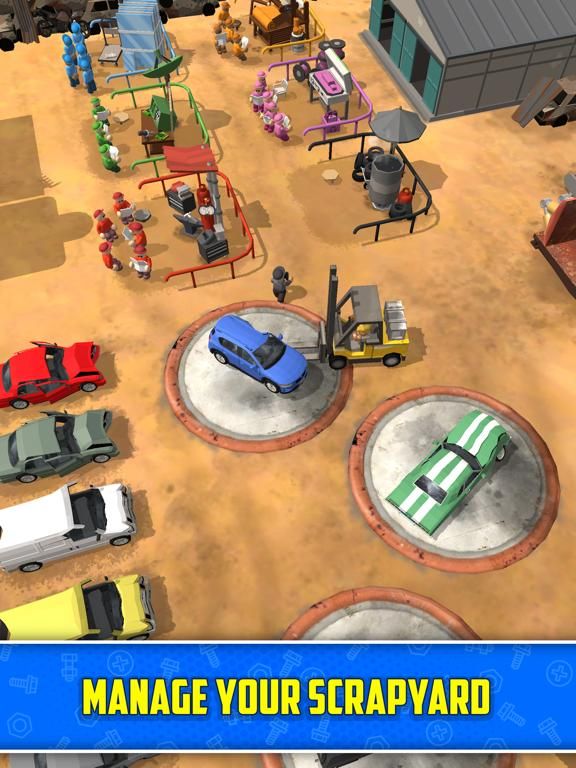 Scrapyard Tycoon Idle Game App Screenshot