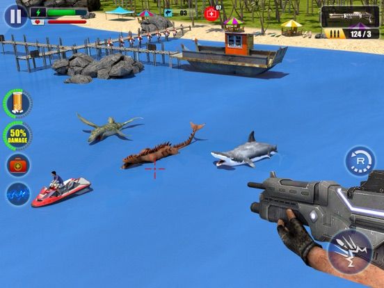 Sea Monster Hunter : Sniping Game game screenshot