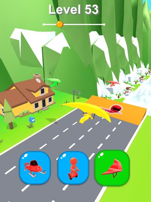 Shape-shifting game screenshot