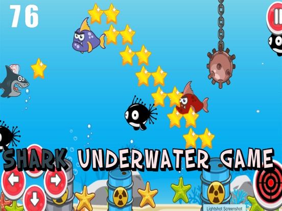Shark Underwater Game game screenshot