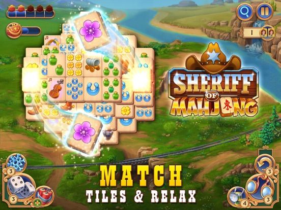 Sheriff of Mahjong game screenshot