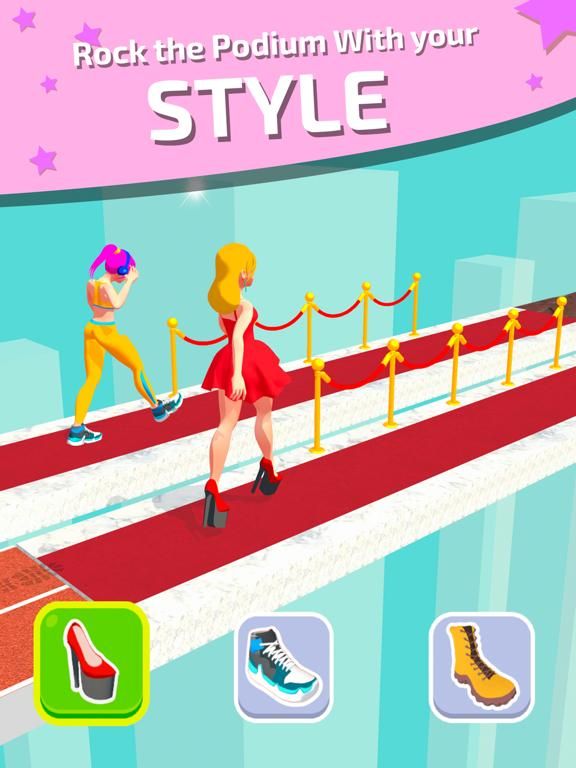 Shoe Race game screenshot
