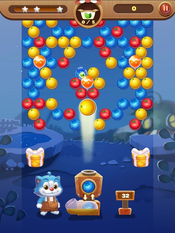 Shoot Ball Fruit Splash game screenshot