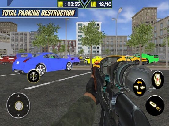 Shoot Car Crazy: Destroy City game screenshot