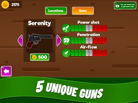 Shoot Tasty Fruit App Screenshot