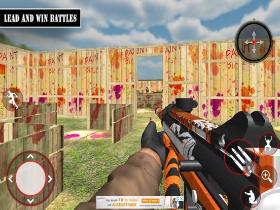 Shooting Paintball Arena game screenshot