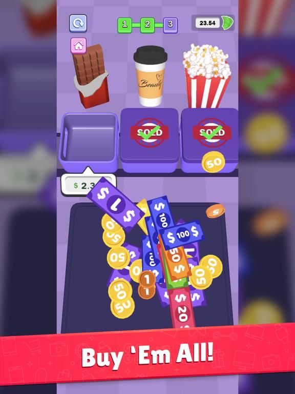 Shopping Sort game screenshot