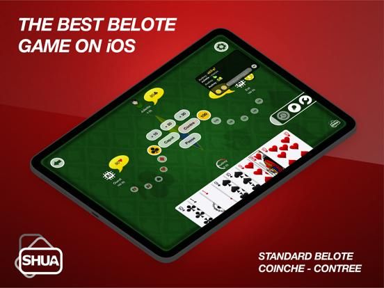 SHUA Belote App Screenshot