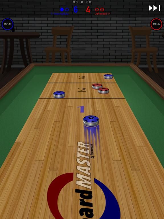 Shuffleboard Master game screenshot
