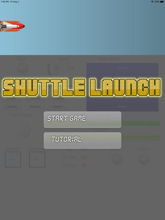 Shuttle Launch App Screenshot