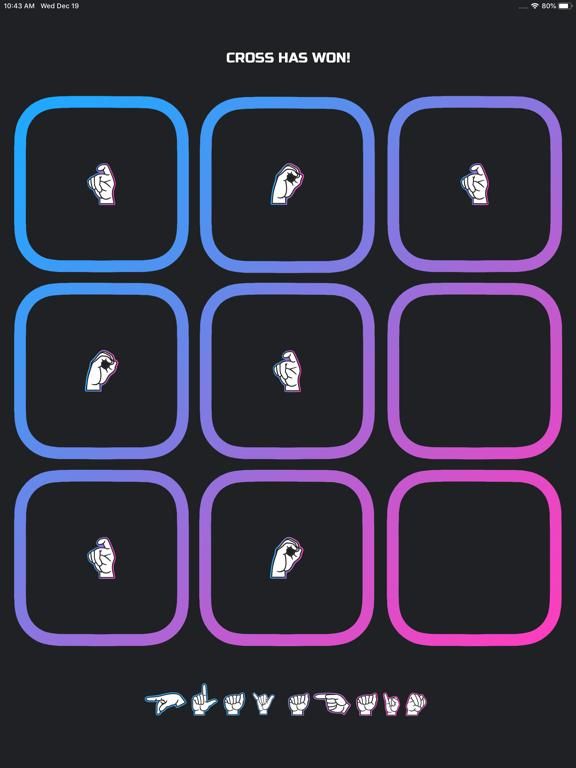 SignTac | Tic-Tac-Toe in ASL game screenshot