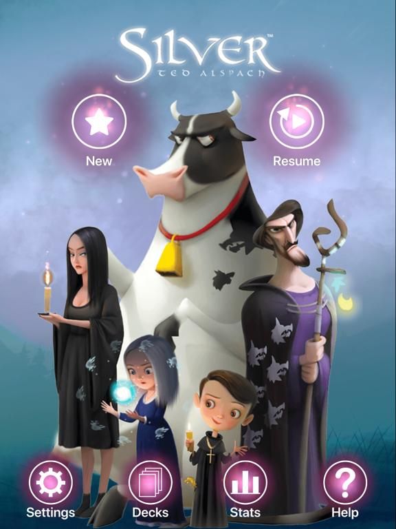 Silver Card Game App Screenshot