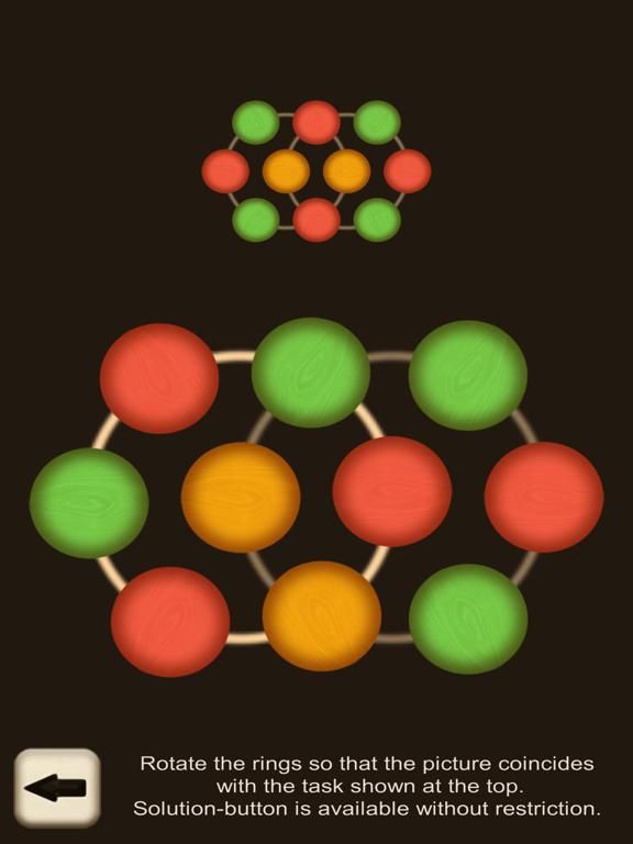 Simple Ring Puzzle App Screenshot