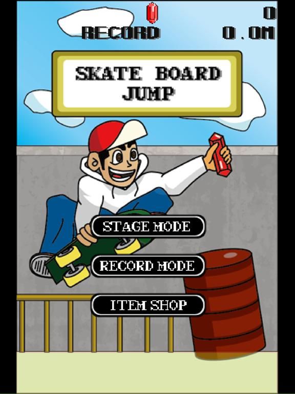SkateBoard Jump App Screenshot