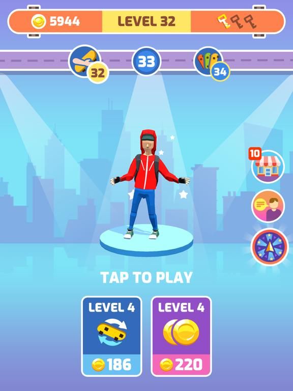 Skater Race App Screenshot