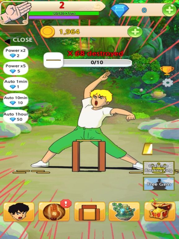 Slashing Kungfu Kata Training game screenshot