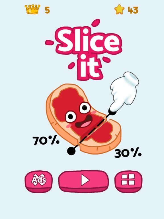 Slice It Half App Screenshot
