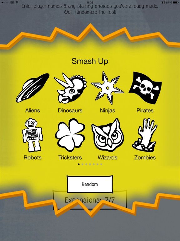 Smash Up Awesomizer game screenshot