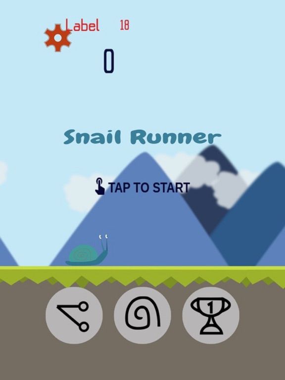 Snail Runner game screenshot