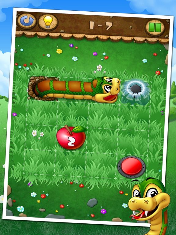 Snakes and Apples game screenshot