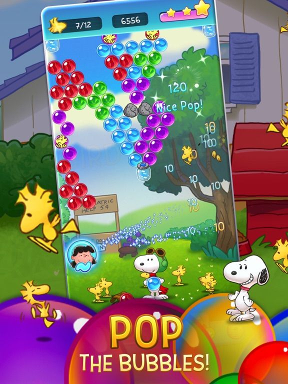 Snoopy Pop game screenshot