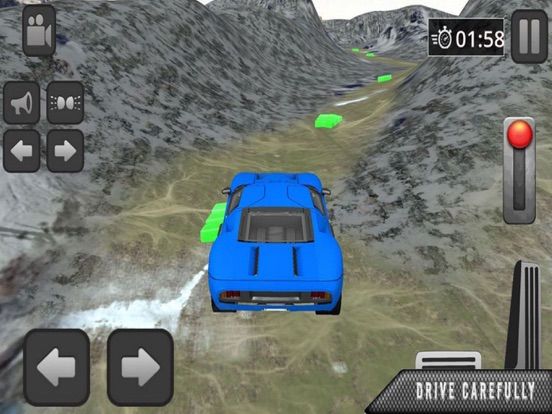Snow Hill Road Car Driving game screenshot
