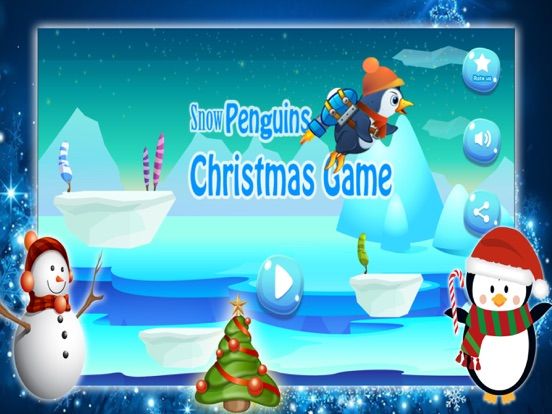 Snow Penguin Christmas Game game screenshot
