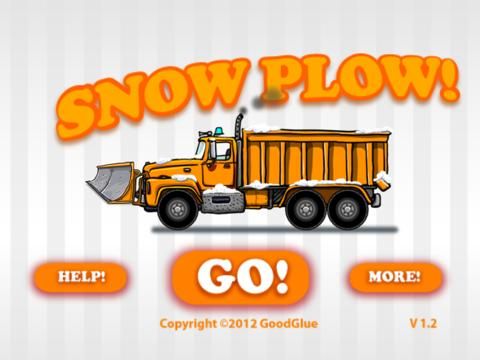 Snow Plow Truck game screenshot
