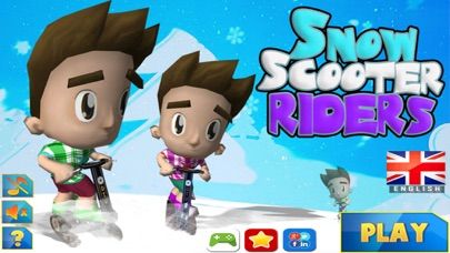 Snow Scooter Rider Kids game screenshot