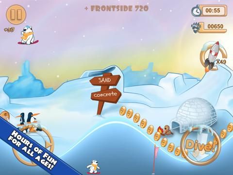 Snowboard Racing Games Free Games For Kids game screenshot
