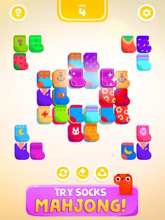 Socks Mahjong game screenshot