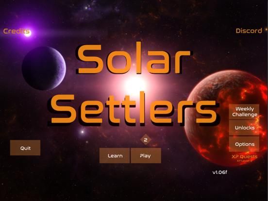 Solar Settlers game screenshot