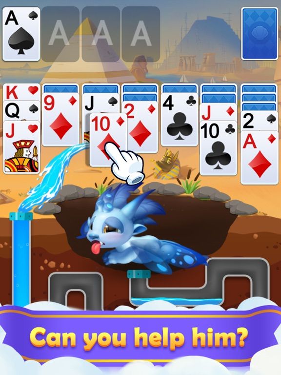 Solitaire Dragons game screenshot
