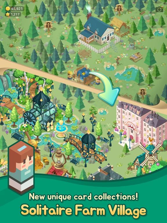 Solitaire Farm Village game screenshot