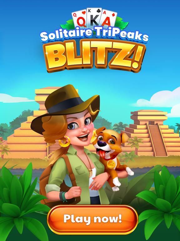Solitaire TriPeaks Blitz! game screenshot