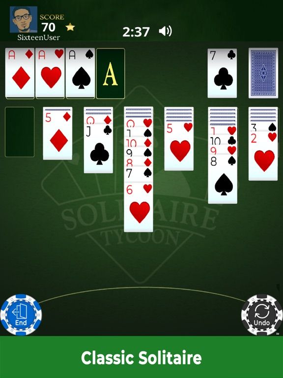 Solitaire Tycoon™ Lucky Cards game screenshot