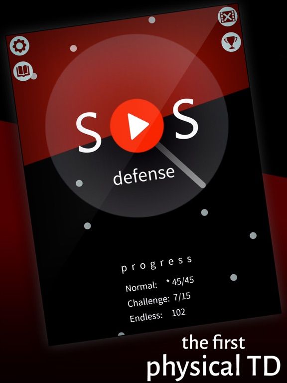 SOS defense game screenshot