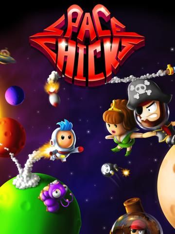 Space Chicks game screenshot