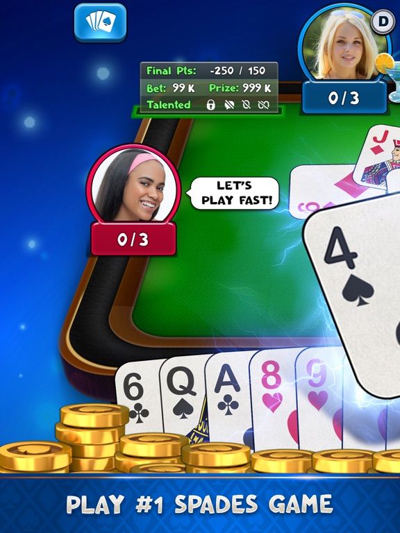 Spades Plus game screenshot