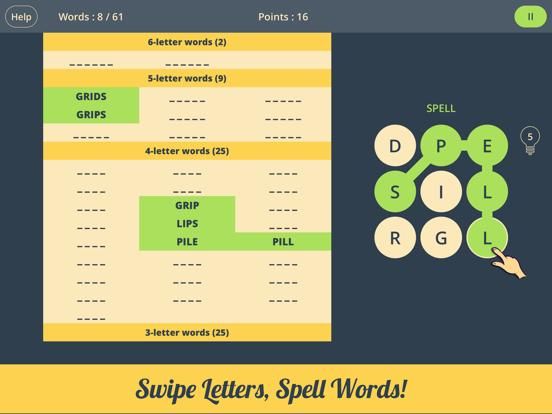 Spell Grid 2 : Word Spelling Game game screenshot