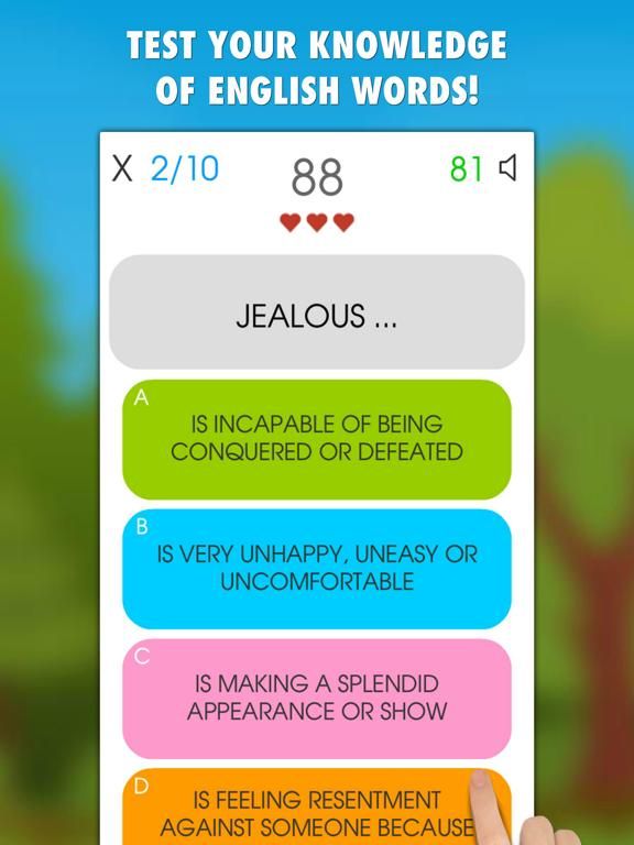 Spelling Bee Word Quiz PRO game screenshot