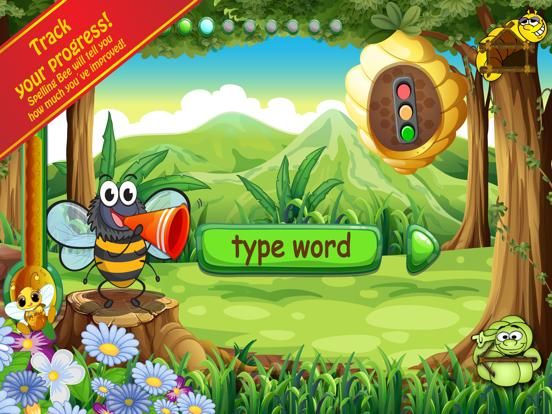Spelling Bug 1st Grade Words game screenshot