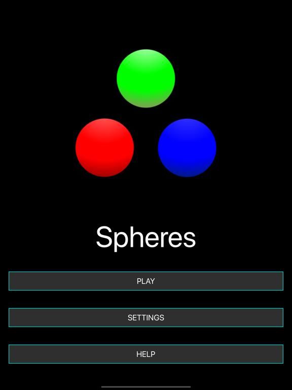 Spheres Color App Screenshot