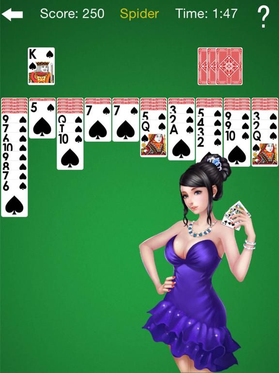 Spider Solitaire ٭ game screenshot