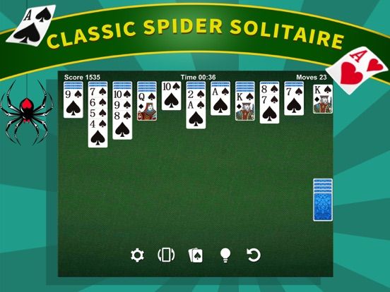 Spider Solitaire (Classic) game screenshot