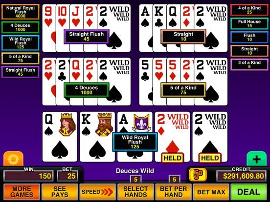 Spin Poker Deluxe App Screenshot