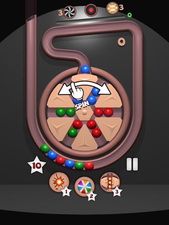 Spinis game screenshot