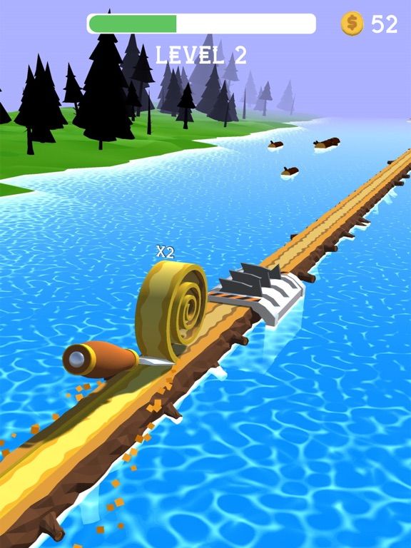 Spiral Roll game screenshot