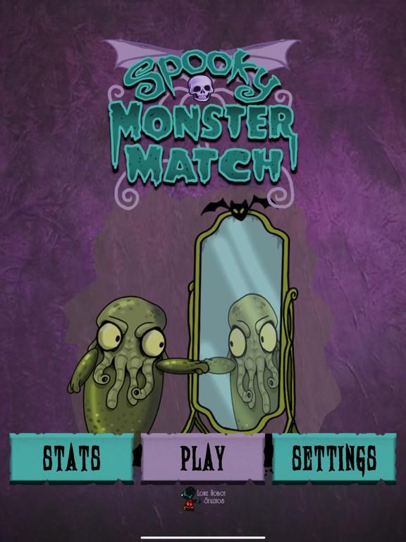 Spooky Monster Match game screenshot